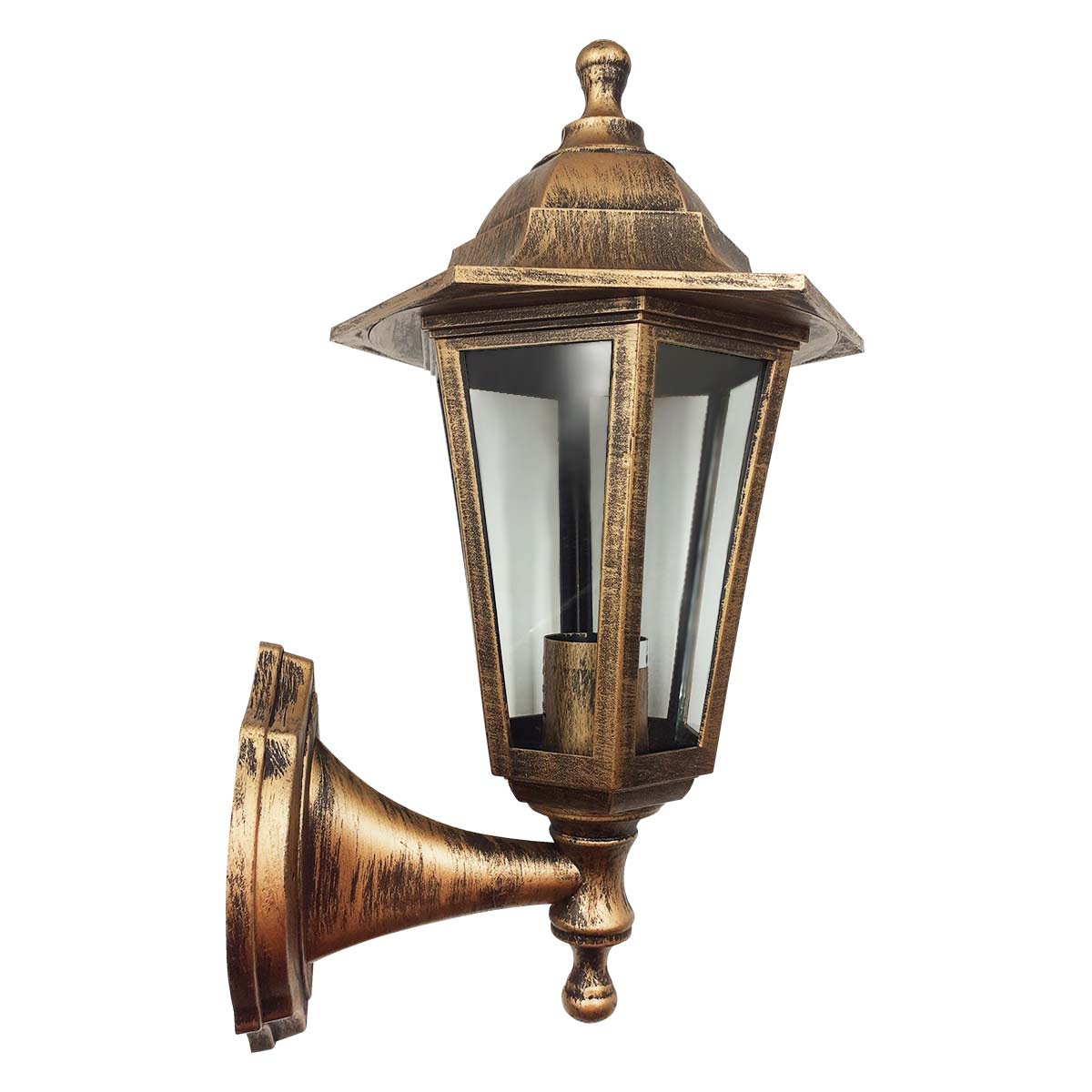 Farol de pared colonial cobre