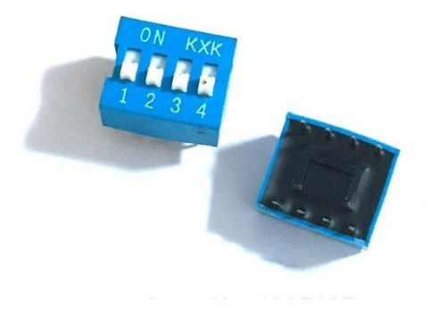 Dip Switch De 4 Posiciones Switch Deslizable Dip-4p