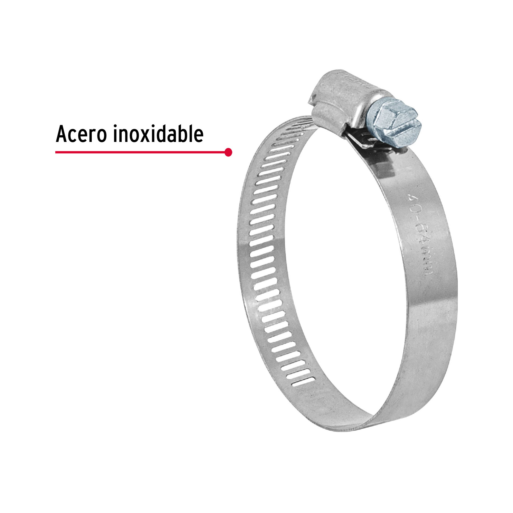 Pack de 5 pzas Abrazadera sin fin reforzada #32 de 1-9/16 - 2-1/2"