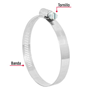 Abrazadera reforzada #48 de 2-9/16 - 3-1/2