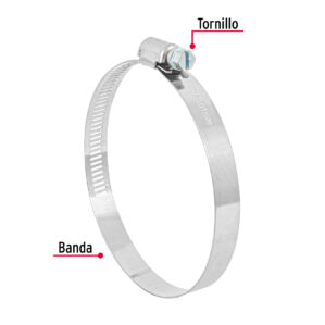 Abrazadera reforzada #56 de 3-1/16 - 4