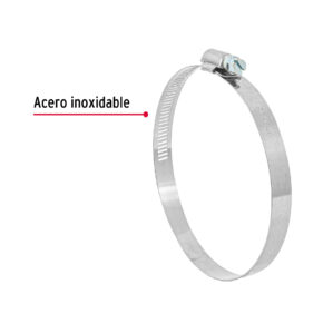 Abrazadera reforzada, # 64, 3-9/16 - 3-1/2", bolsa 5 pzas