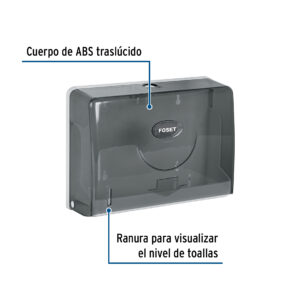 Dispensador junior para toallas de papel humo