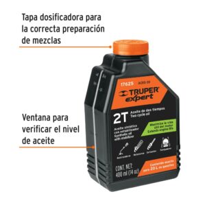 Aceite para motor de 2 tiempos 400ml