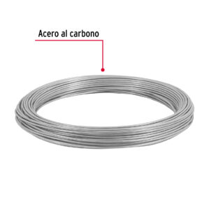 rollo de 1kg de Alambre galvanizado calibre 12.5