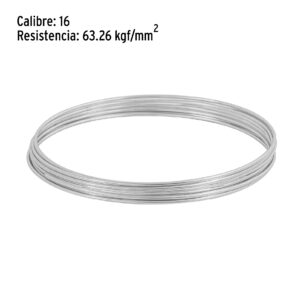 Alambre galvanizado rollo de 30g en bolsa calibre 16
