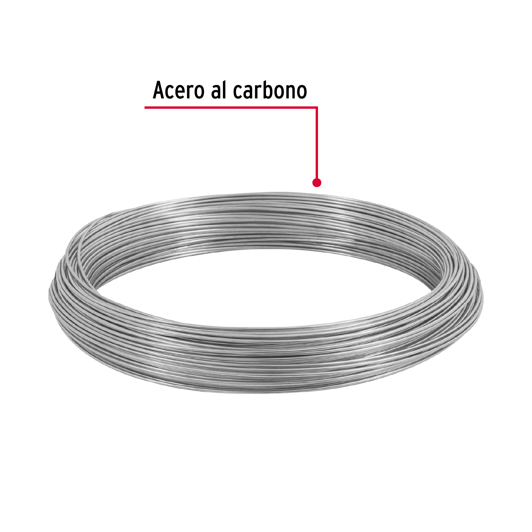 rollo de 1kg de Alambre galvanizado calibre 16