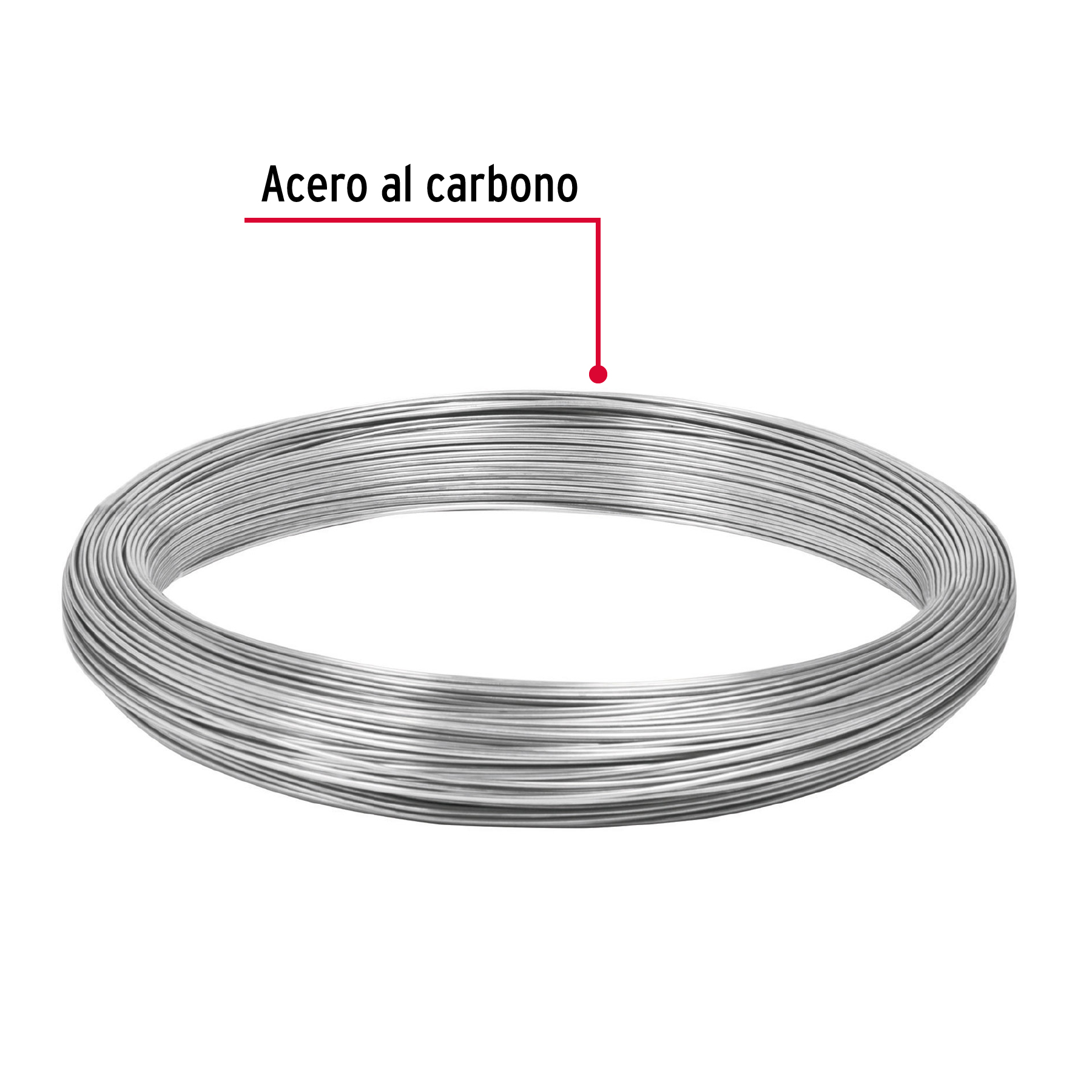 Rollo de 1kg de Alambre galvanizado Calibre 18