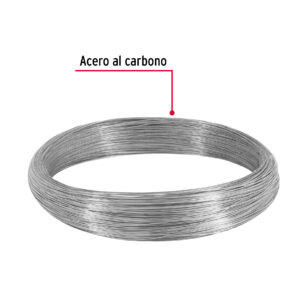 rollo de 1kg de Alambre galvanizado calibre 22