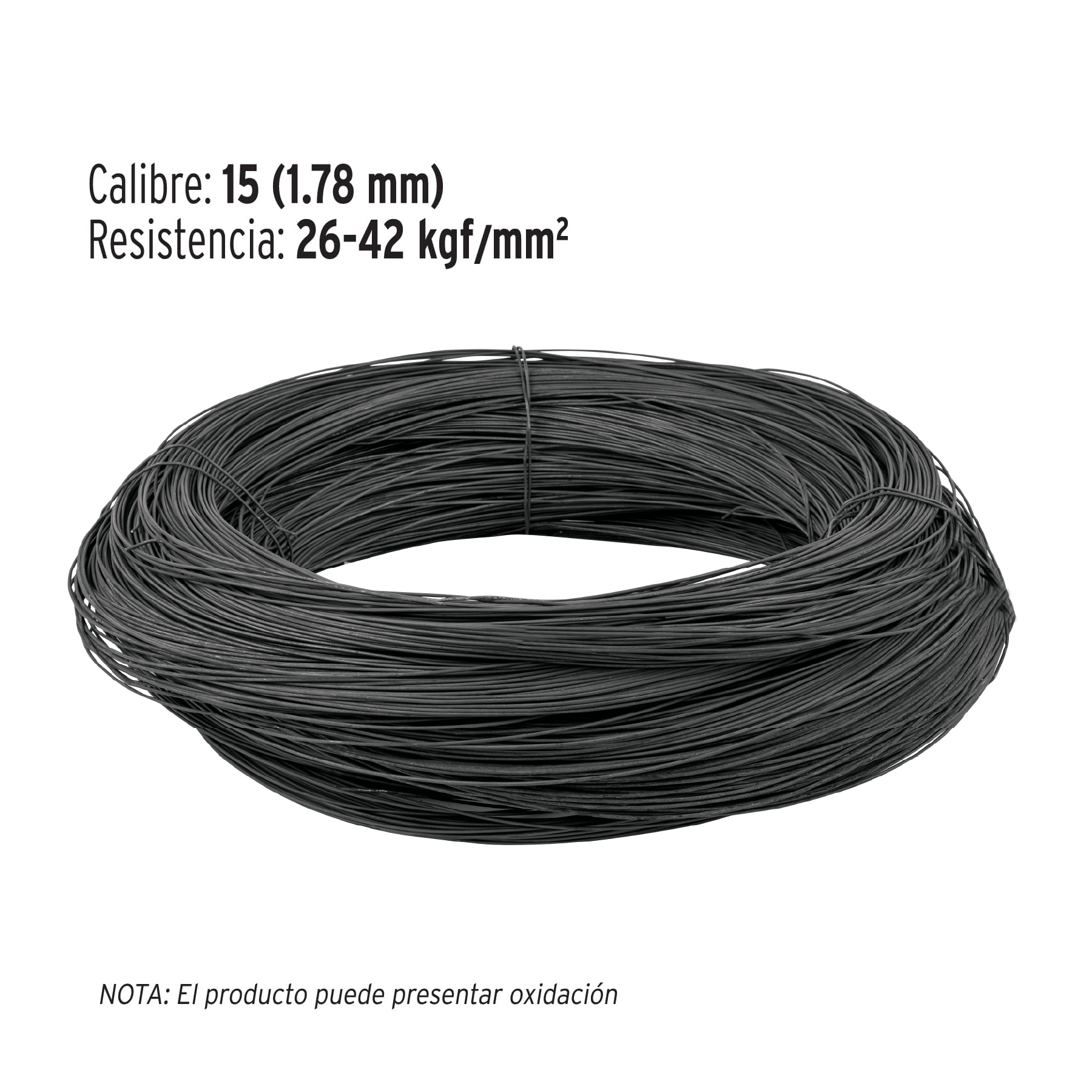 Alambre recocido, calibre 15, 20 kg