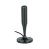 Antena de interior para TV HD base magnetica 26dB con Booster