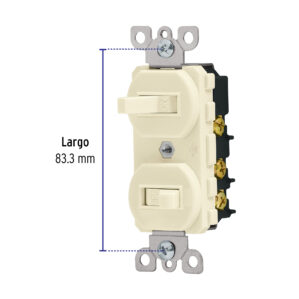 Interruptor duplex, linea Standard