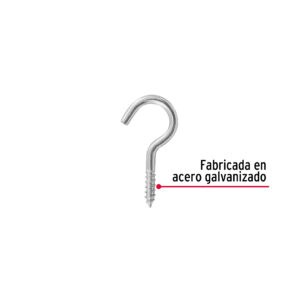 Armella abierta 17 x 40 bolsa con 144 pzas