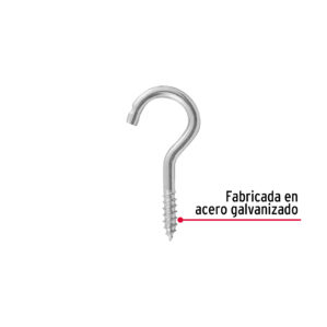 Armella abierta 19 x 60 bolsa con 144 pzas