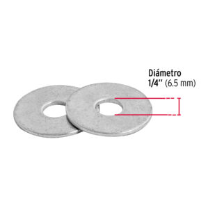 Arandela rondana plana de 1/4