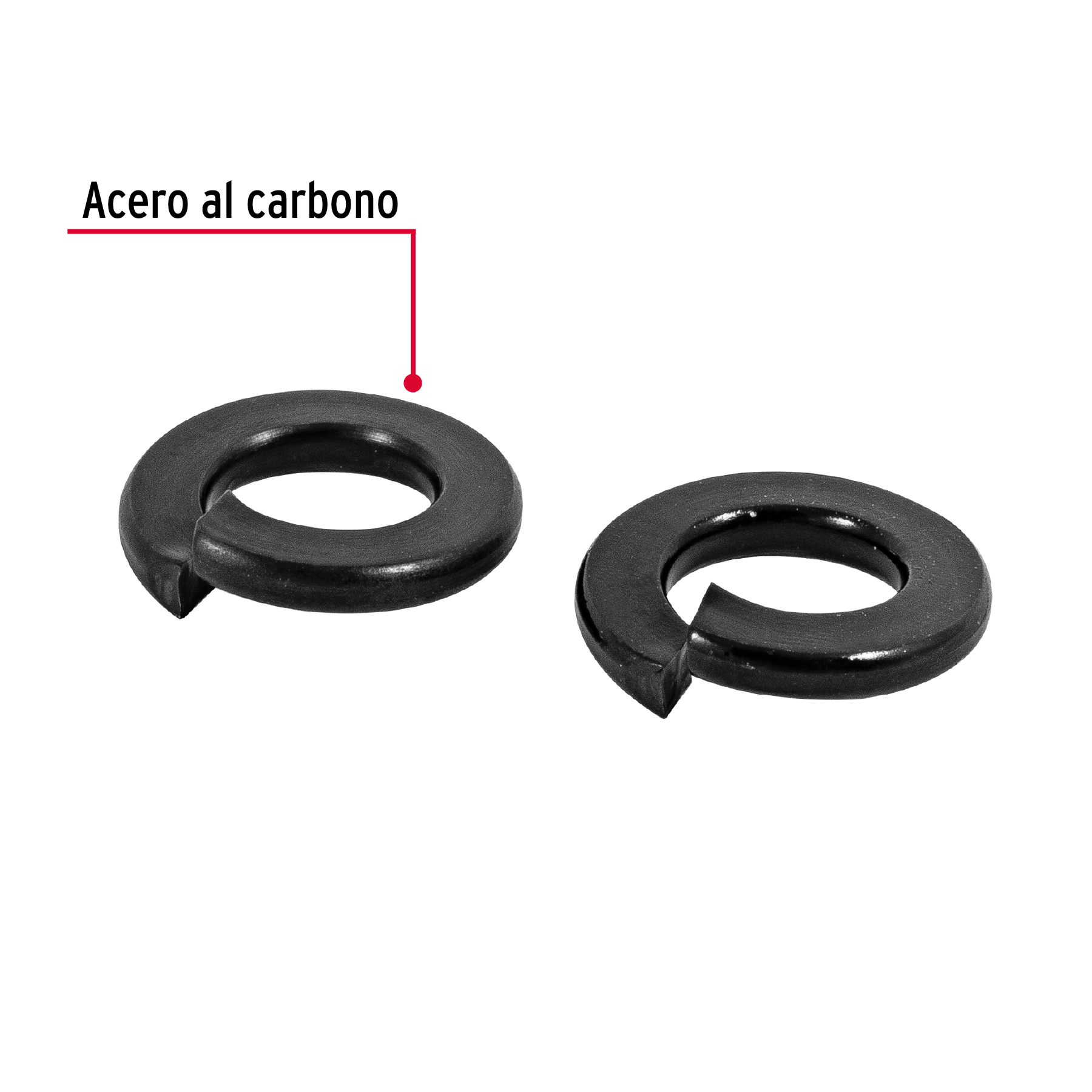 Arandela rondana de presion de 3/16" bolsa 200 piezas