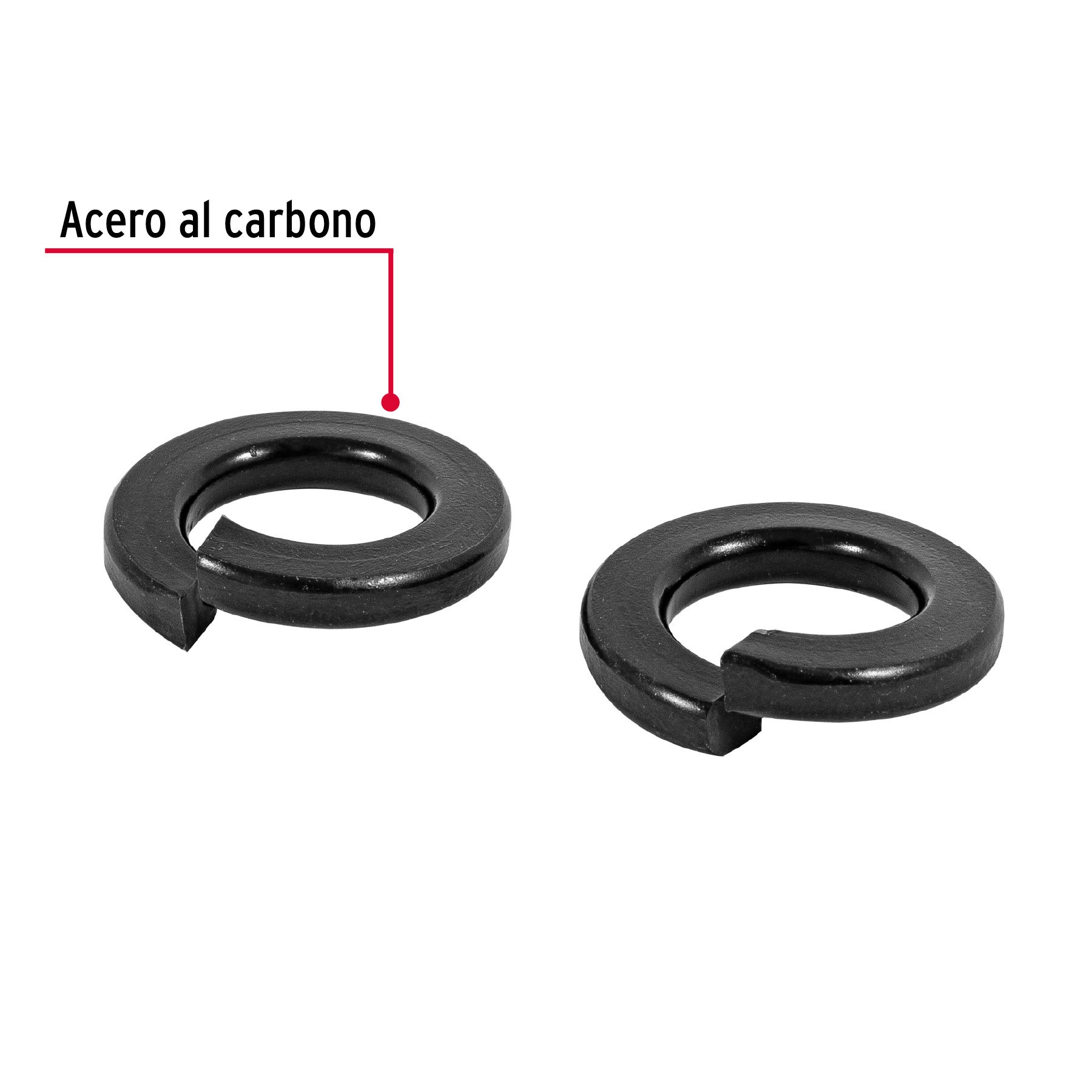 Arandela rondana de presion de 3/8" bolsa 150 piezas