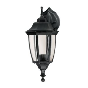 Arbotante farol suspendido negro 1XE26