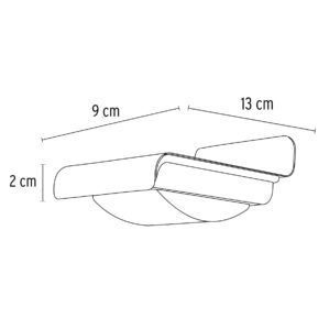 Arbotante solar con sensor de movimiento 16 Leds