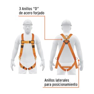 Arnes cuerpo completo 3 anillos posicionamiento
