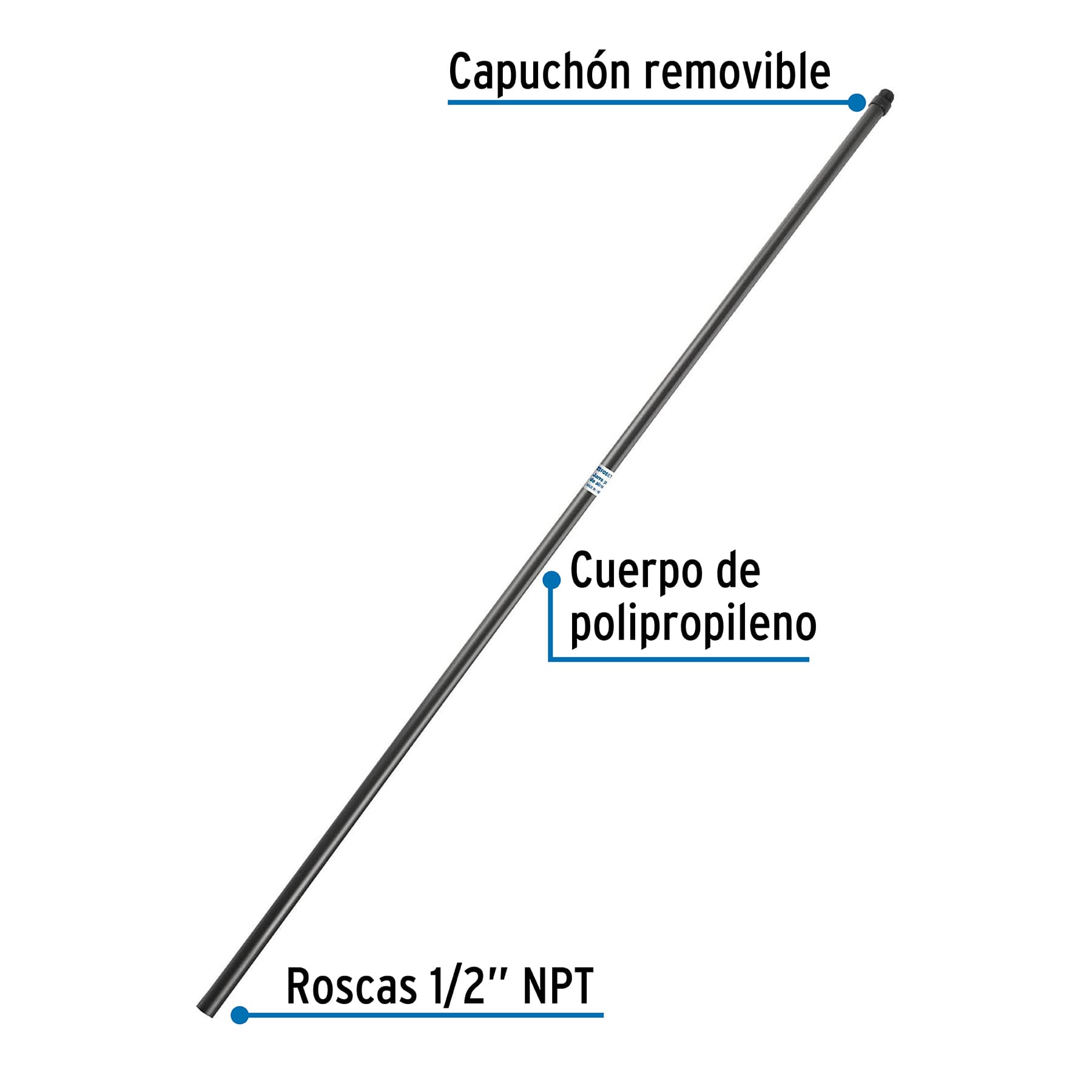 Jarro de aire 1/2" x 140cm