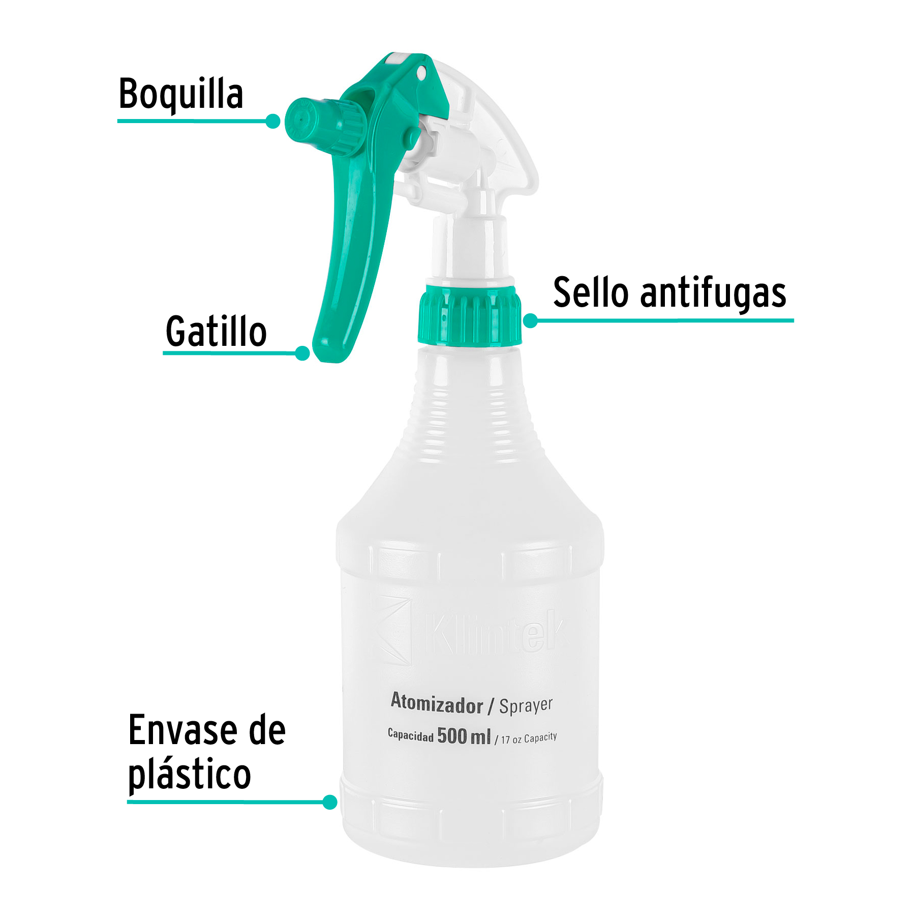 Atomizador de 1/2 litro