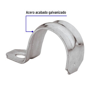 Pack de 10 Abrazaderas Uña 1"