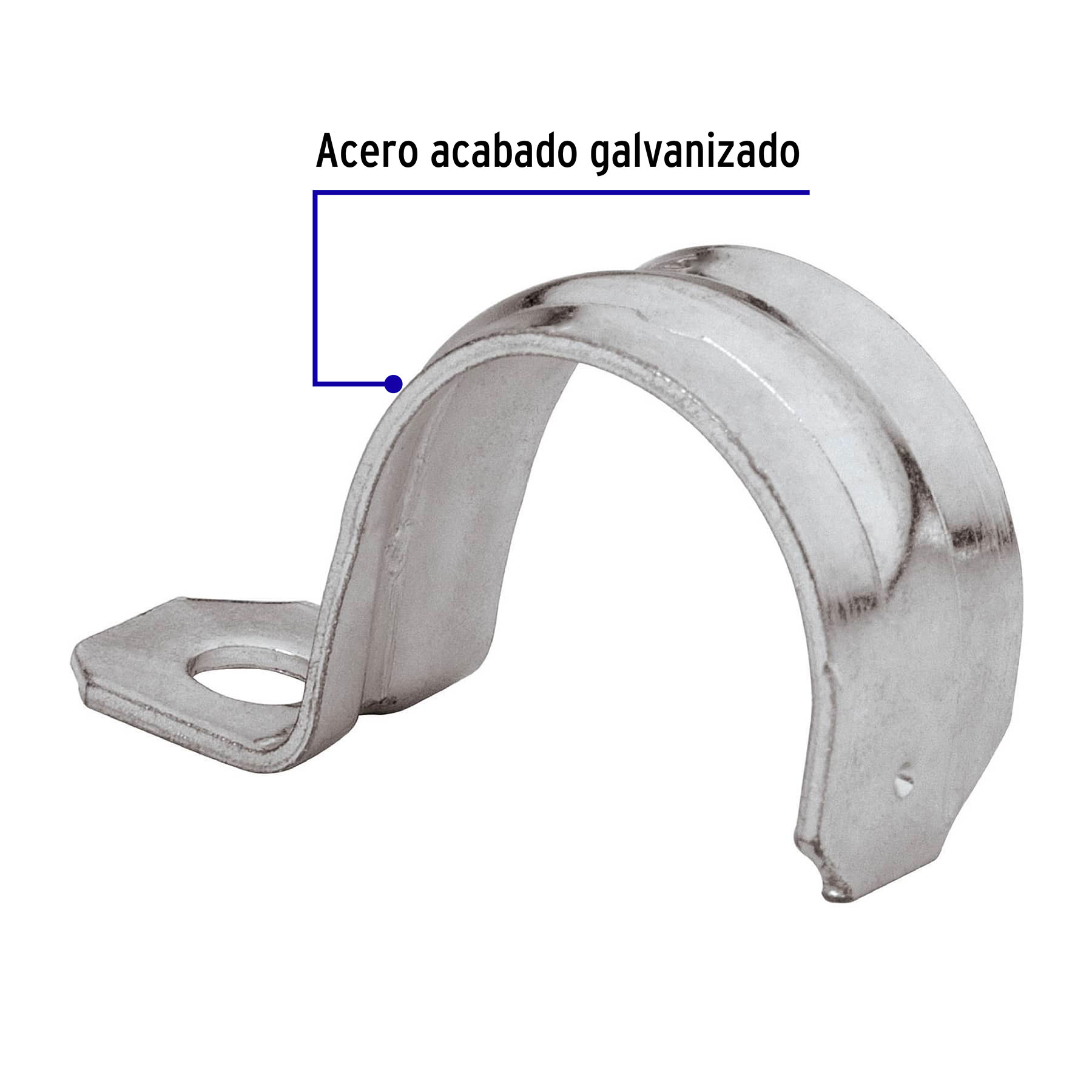 Pack de 10 Abrazaderas Uña 1"