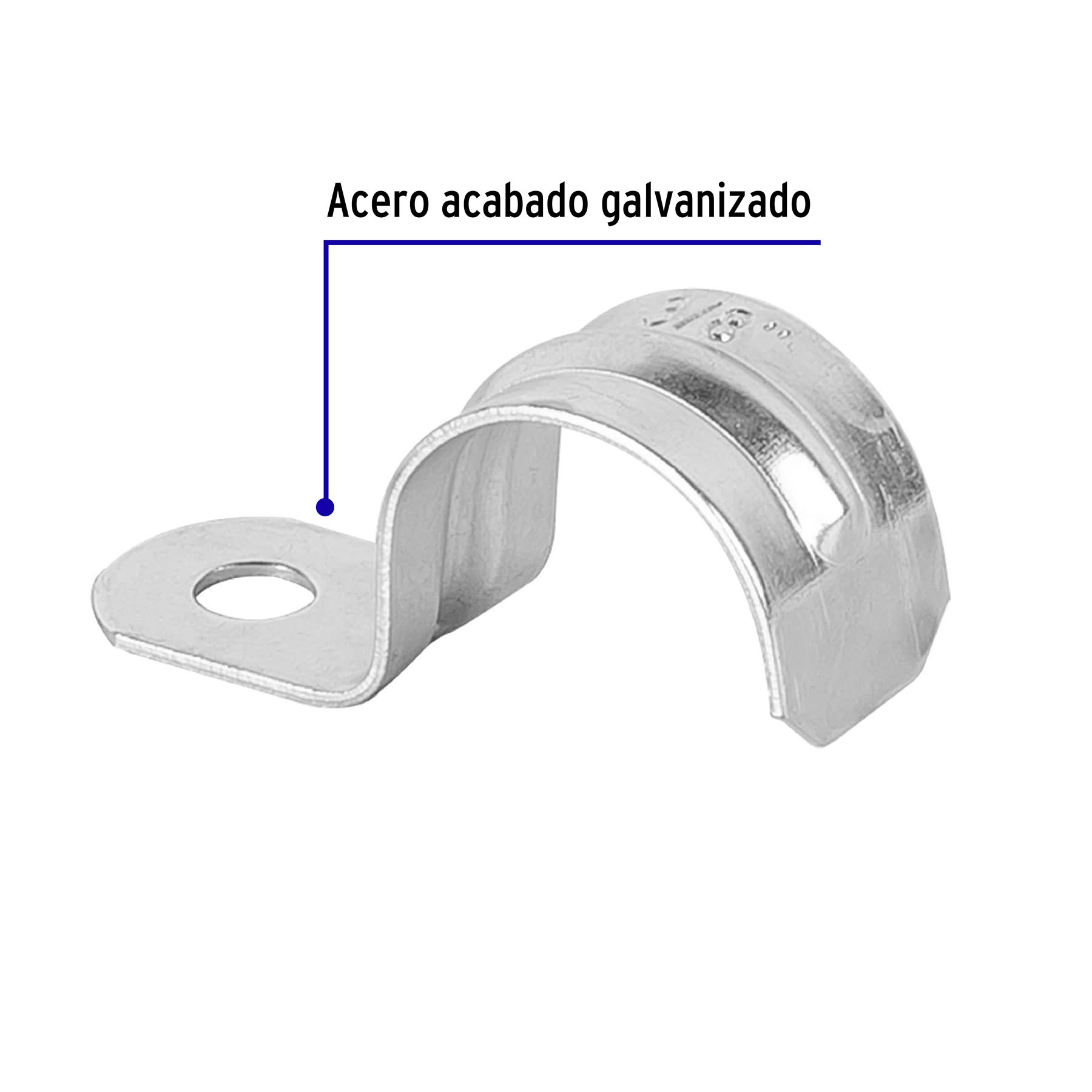 Pack de 10 Abrazaderas Uña 3/8"