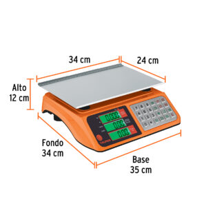 Bascula Electronica 40kg USB Punto de Venta