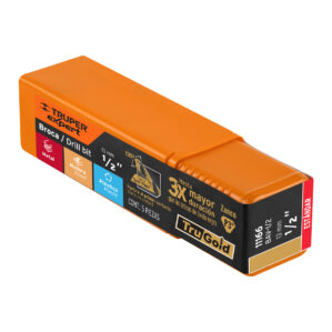 Broca de alta velocidad 1/2" TruGold Reforzada
