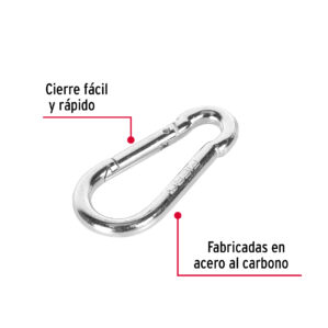 Bandola mosqueton de acero de 1/4