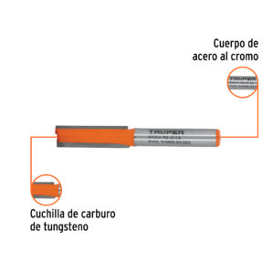 Broca para router, recta 2 filos, 5/16"