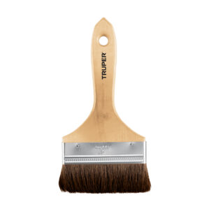 Brocha pelo de camello, mango de madera, 4"