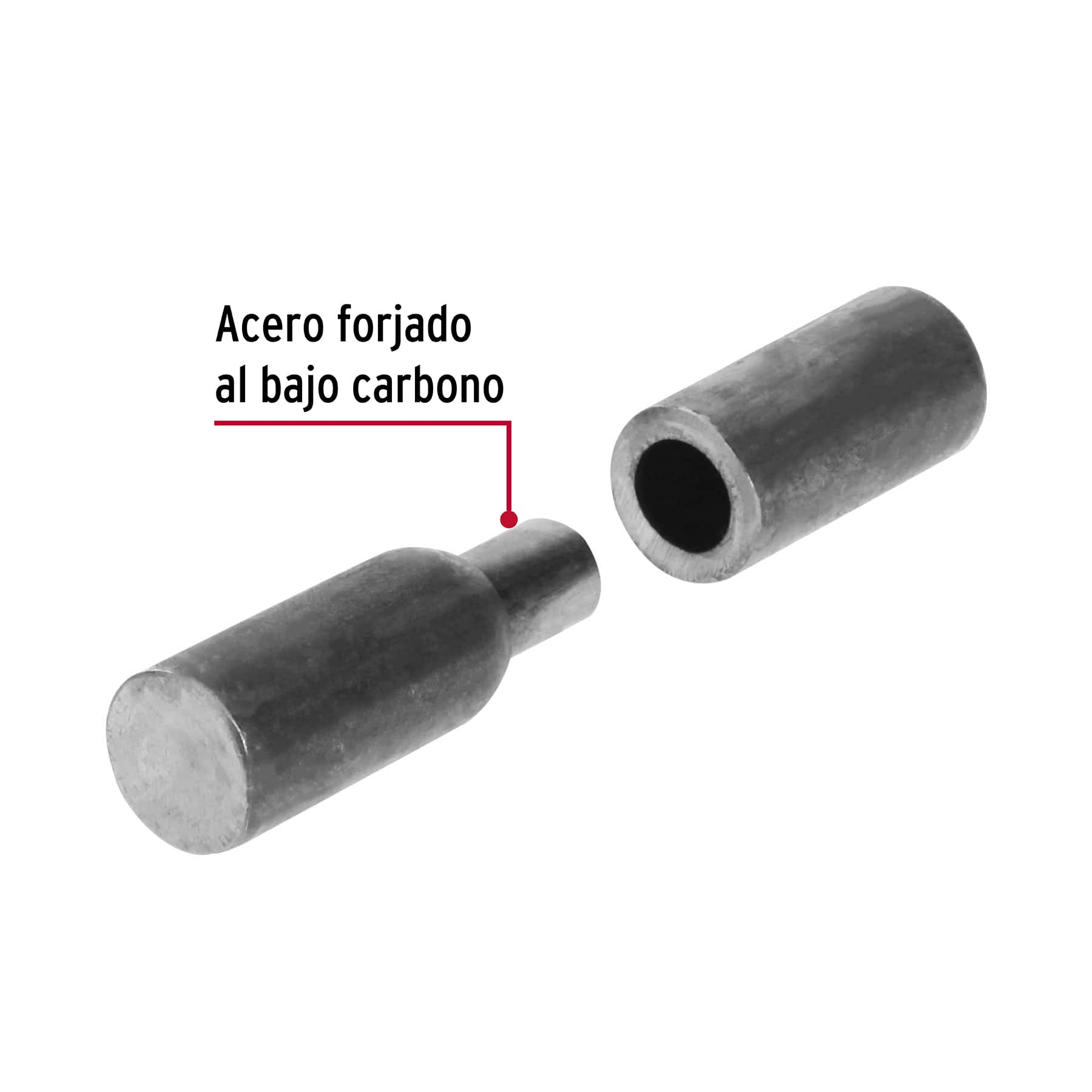 Bisagra tubular soldable 1/2"