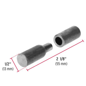 Bisagra tubular soldable 1/2