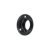 Brida color Negro Mate para tubo redondo de closet de 1"