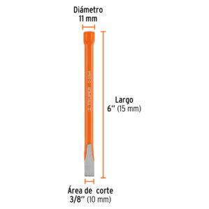 Cincel de corte frio 3/8 x 6