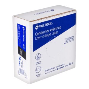 Cable Luz 10 AWG THHW-LS negro rollo 100m