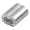 50 Casquillos de aluminio 1/8" para Cable de Acero