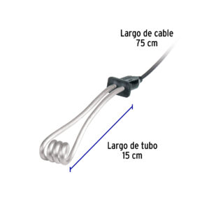 Calentador de inmersion para agua #3 600W 12L Volteck