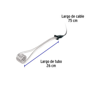 Calentador de inmersion para agua #6 1100W 23L Volteck