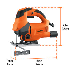 Sierra caladora, profesional, 750 W, 6A