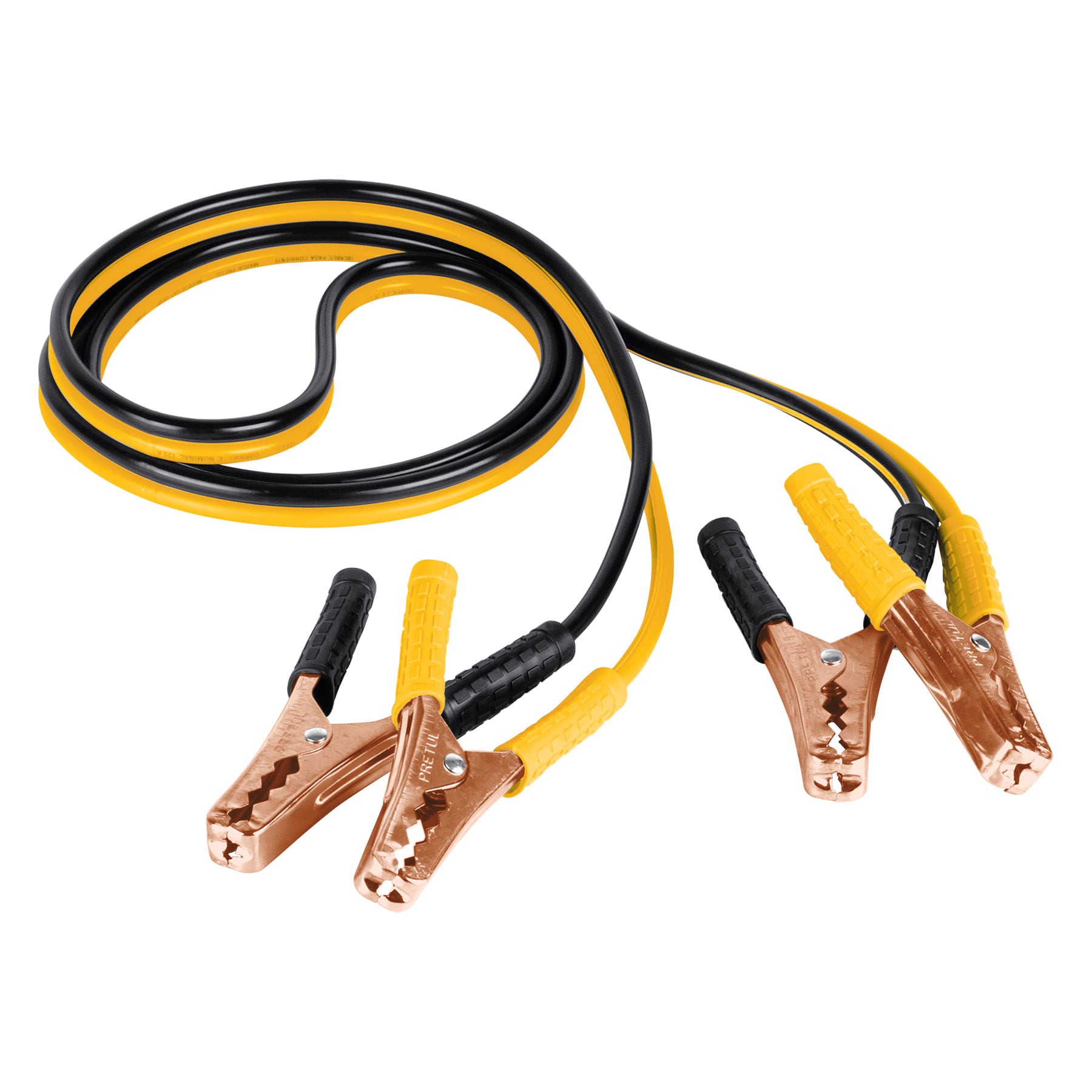 Cables pasa corriente de 2.5m calibre 10awg 125A Pretul
