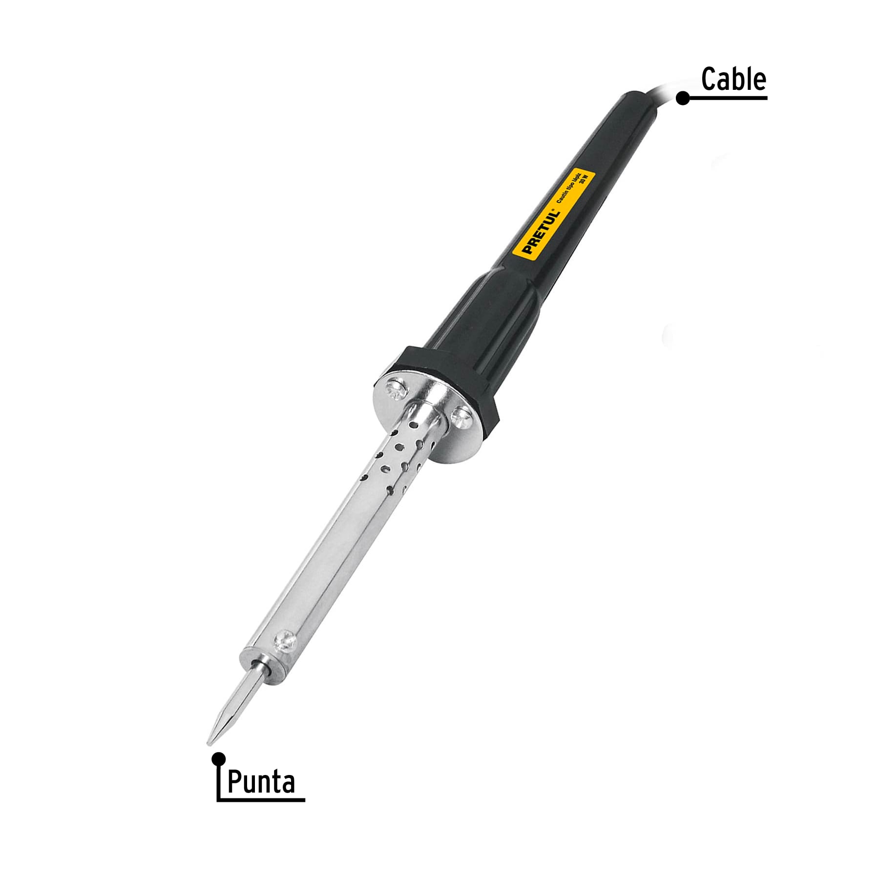 Cautin tipo lapiz de 30w Uso Ligero Pretul