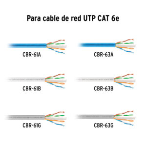 Plug RJ45 CAT6 Bolsa con 20 piezas VOLTECK