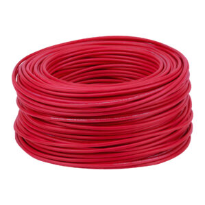 Rollo de 100m de cable THW CCA Calibre 10 Rojo Alucobre
