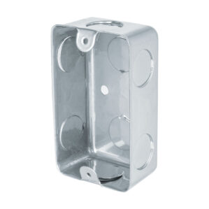 Caja tipo chalupa de acero 1/2" Economica 2x4"