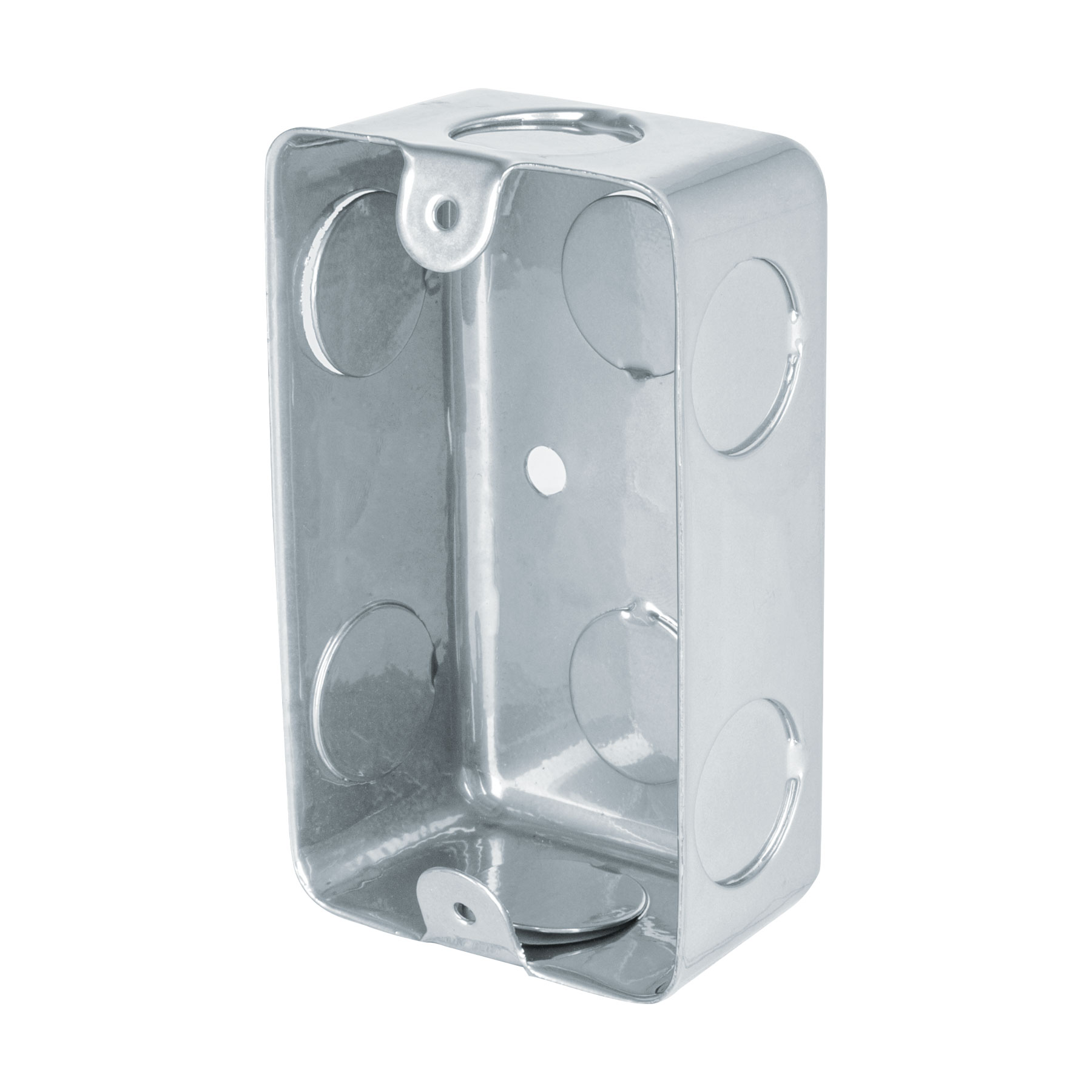 Caja tipo chalupa de acero 1/2" Economica 2x4"