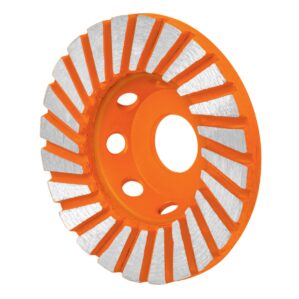 Copa de diamante turbo 4" Usos Generales Desbaste Pulir Concreto